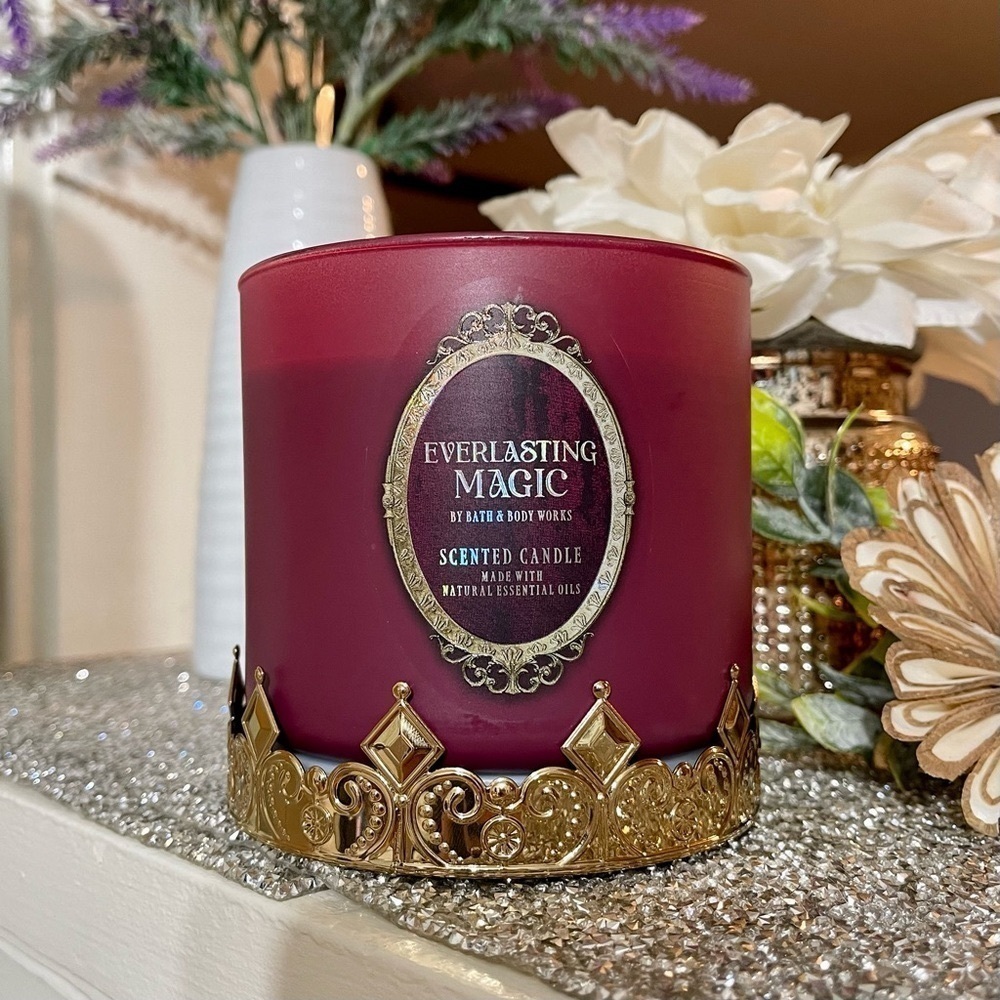 Bath and Body Works Halloween Fall Candle Everlasting Magic with Crown Lid Nwt